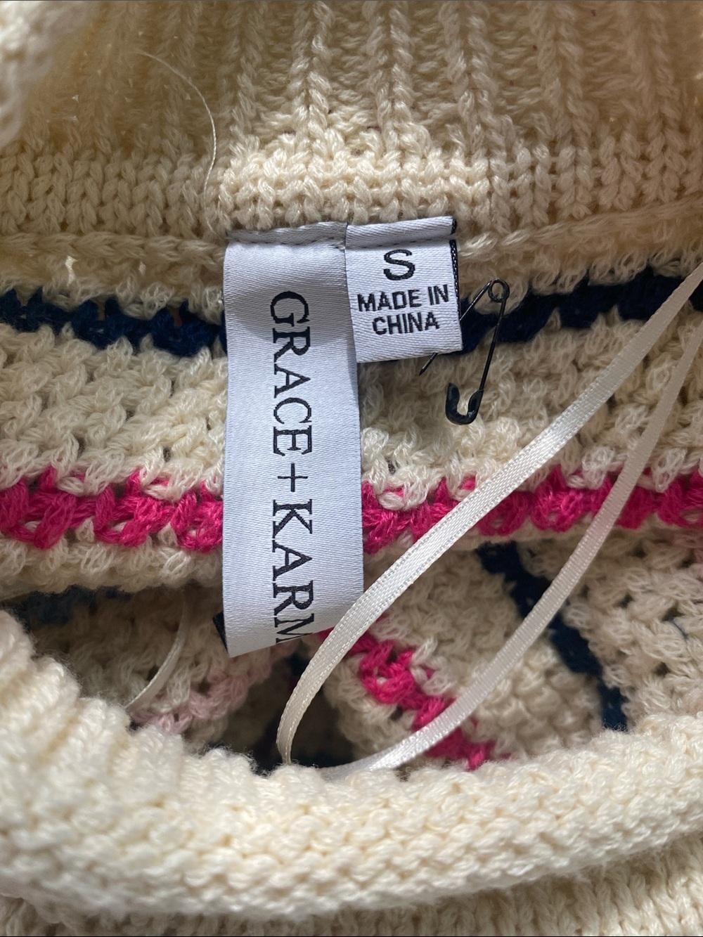 Grace + Karma stripped sweaters small or XL. NWT - Picture 6 of 6